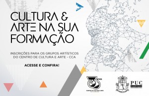 Inscrições para os grupos artísticos 2018