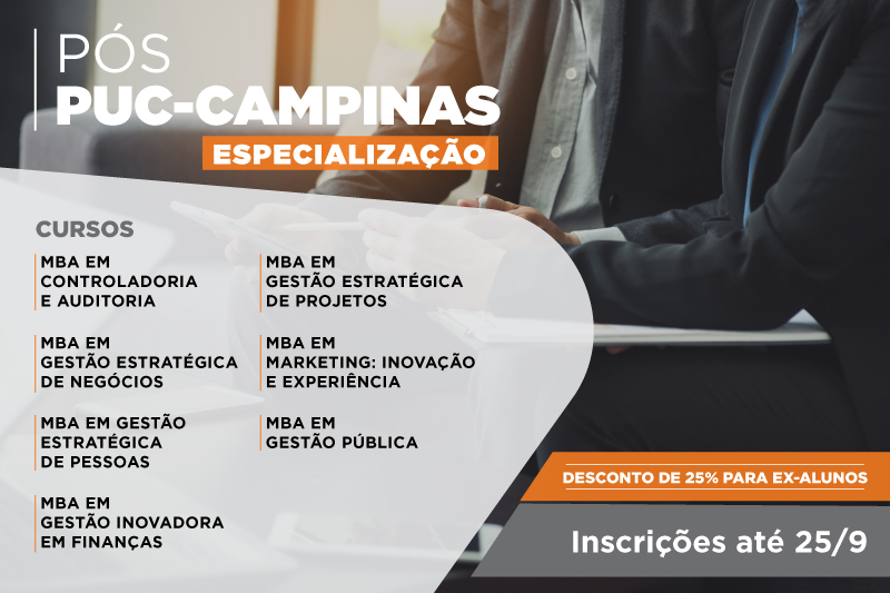 Puc Campinas Oferece Sete Cursos De Mba Voltados Para O Mundo Do