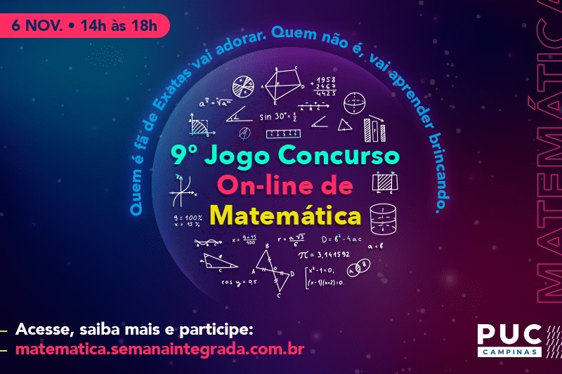 Portal PUC-Campinas » » 9 º Jogo Concurso On-line de Matemática