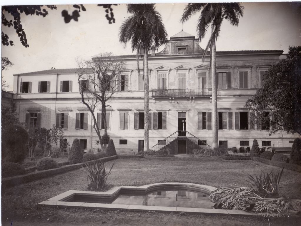 Fachada do Solar Barão de Itapura - Campus Central - década de 1950