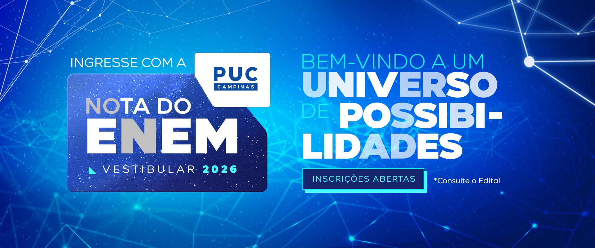 Vestibular 2026 – Nota do ENEM
