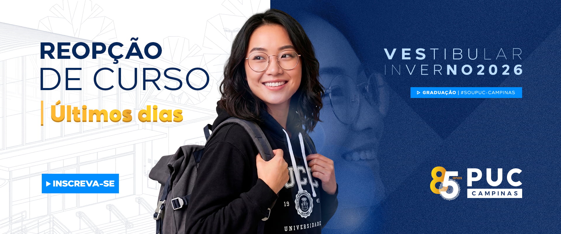 Vestibular 2026 – Reopção de Curso